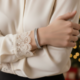Bracelet | Bangle Diamond, 18k White Gold | Martinela