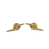 Diamond Thunder Stud - Yellow Gold