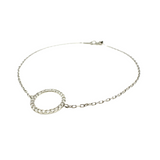 Diamond Circle Chain Bracelet