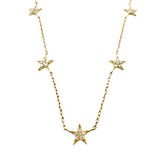 Diamond Stars By The Yard Necklace