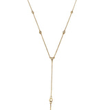 Diamond by The Yard Lariat Necklace - Yellow Gold