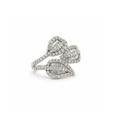 Ring | Leaf Diamond, 14k White Gold | Martinela
