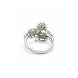 Ring | Leaf Diamond, 14k White Gold | Martinela