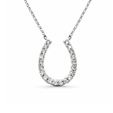 Diamond Horseshoe Necklace