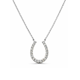 Diamond Horseshoe Necklace