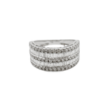 Ring | Trine Diamond, 18k White Gold | Martinela