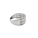 Ring | Trine Diamond, 18k White Gold | Martinela