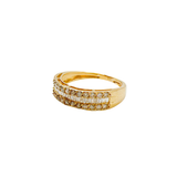Ring | Band Diamond, 18k Yellow Gold | Martinela
