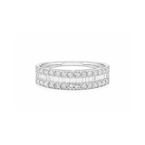 Ring | Band Diamond, 18k White Gold | Martinela