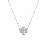 Necklace | Clover Diamond, 18k White Gold | Martinela