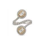 Ring | Orbit Diamond, 18k White and Yellow Gold | Martinela