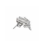 Earrings | Flare Diamond, 18k White Gold | Martinela