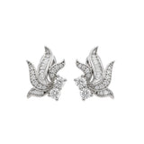 Earrings | Flare Diamond, 18k White Gold | Martinela