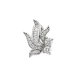 Earrings | Flare Diamond, 18k White Gold | Martinela
