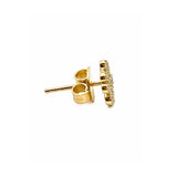 Earrings | Clover Diamond, 18k Yellow Gold | Martinela